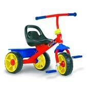 267 - Triciclo Smart Azul Com Empurrador e Capota- Brinquedos Bandeirante -  Fantasy Play Brinquedos Tudo em Playground 