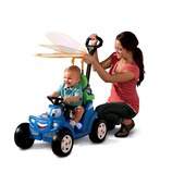 267 - Triciclo Smart Azul Com Empurrador e Capota- Brinquedos Bandeirante -  Fantasy Play Brinquedos Tudo em Playground 